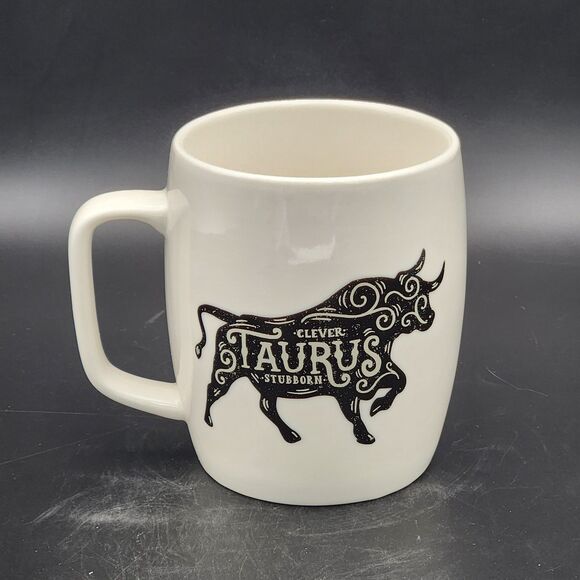 Taurus Mug Zodiac Astrology Sign Threshold Bull Coffee Cup Clever Stubborn - Picture 3 of 6